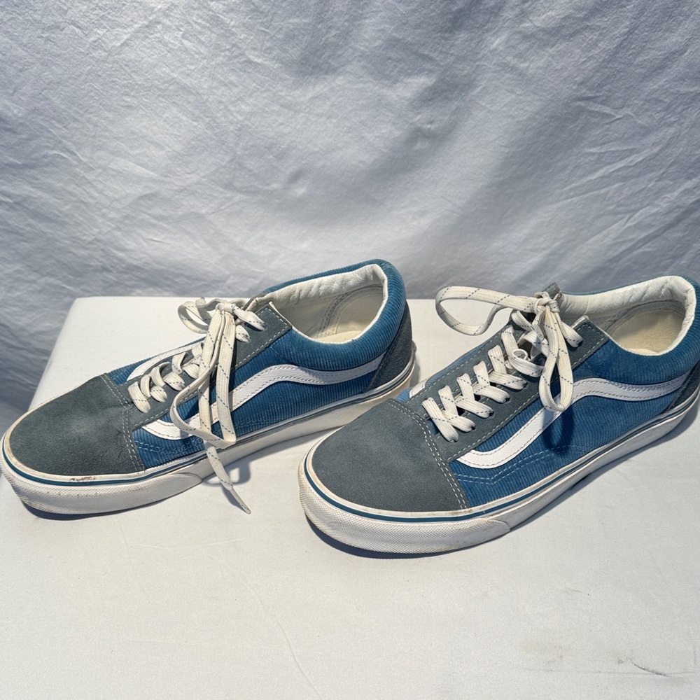 Vans Classic Blue and White Sneakers
